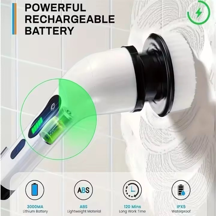 💥 Escoba de Limpieza Eléctrica 9 en 1 – Limpieza profunda sin esfuerzo