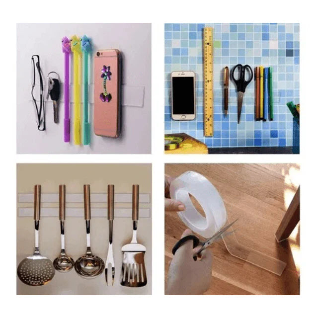 💪 Cinta Doble Faz 3M – Fijación fuerte, limpia y duradera