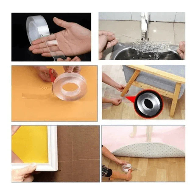 💪 Cinta Doble Faz 3M – Fijación fuerte, limpia y duradera